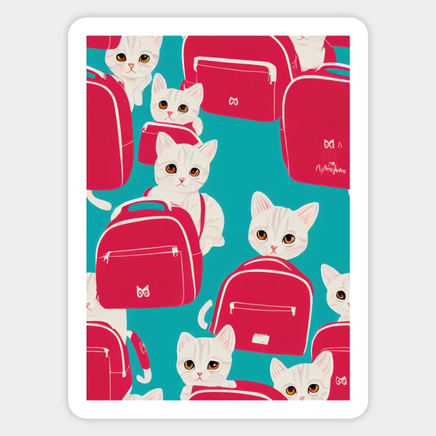 Multiple Cats, model 3 Sticker by Endless-Designs